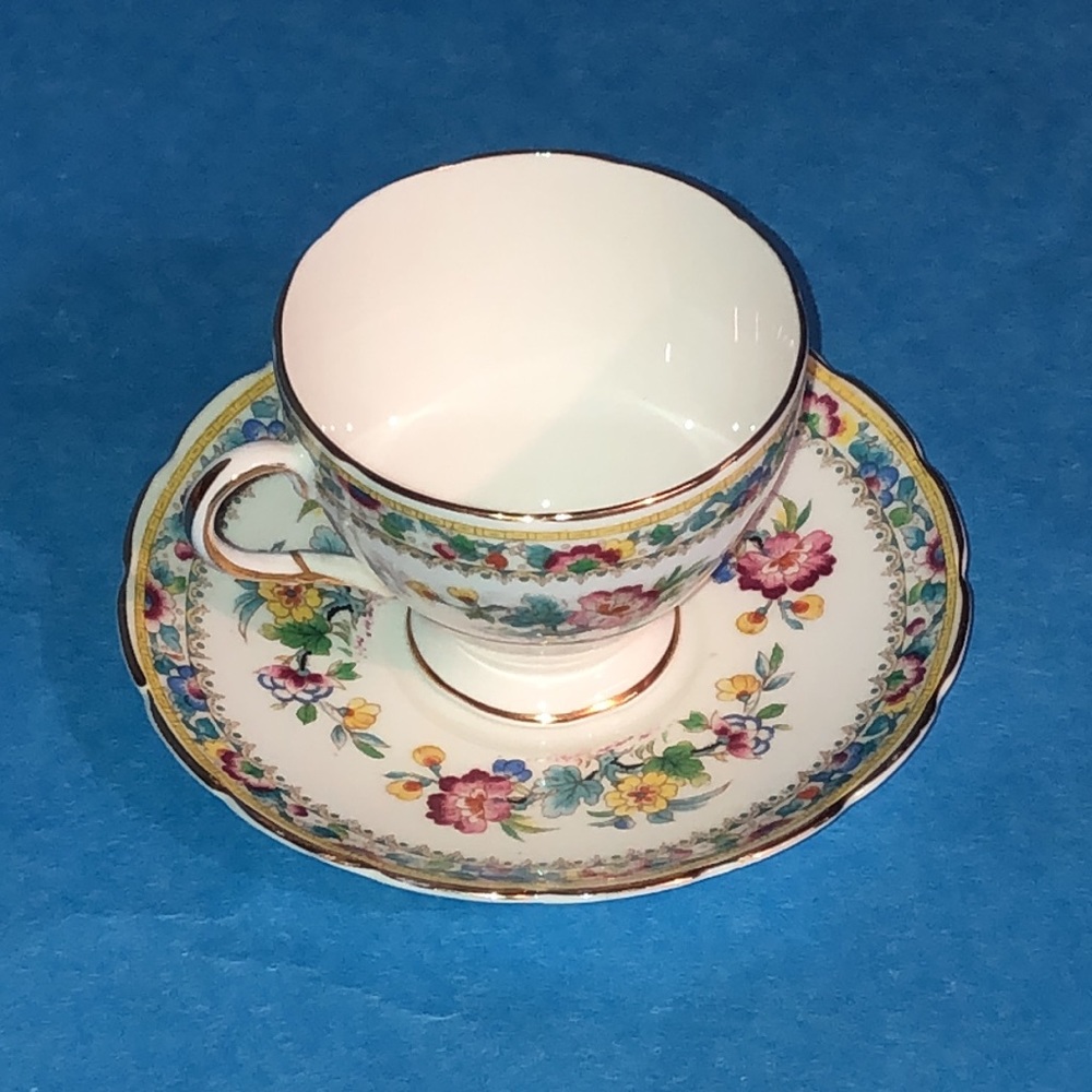 Foley Bone China Ming Rose Mini Teacup & Saucer